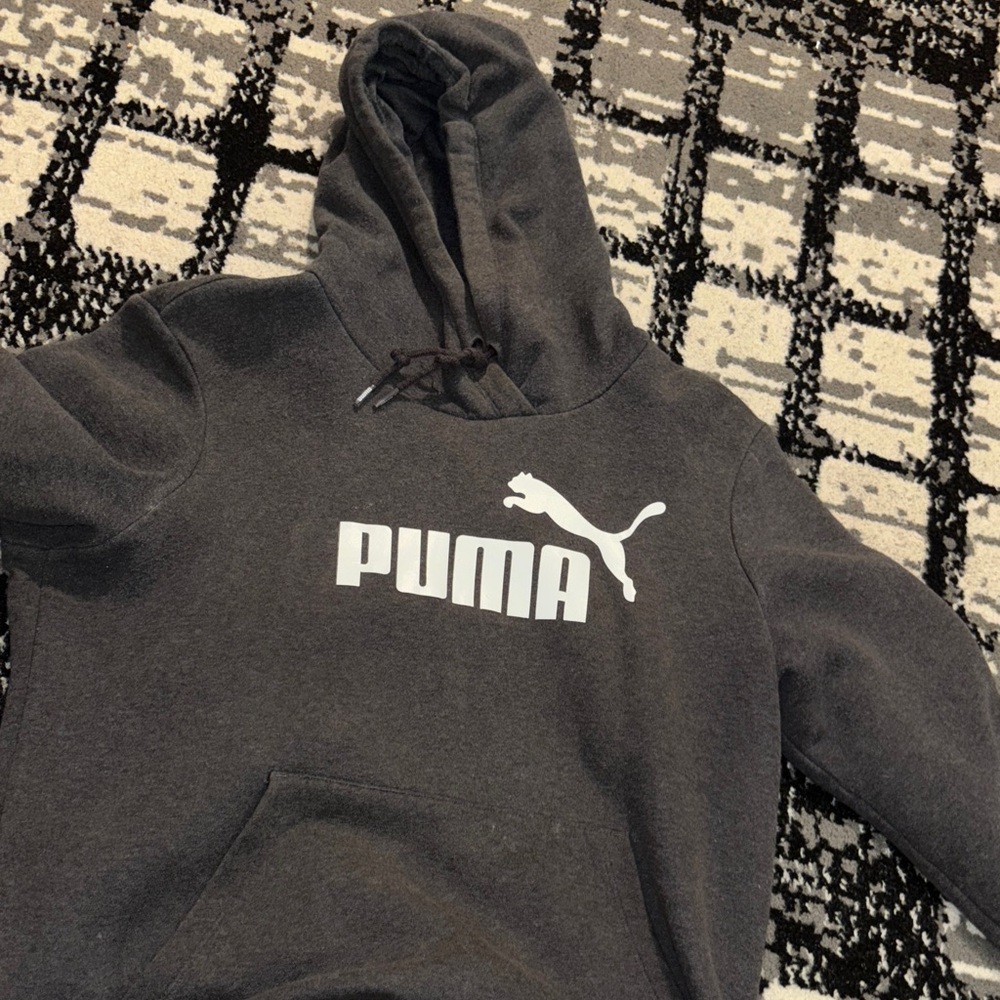 PUMA Men's Charcoal Hoodie